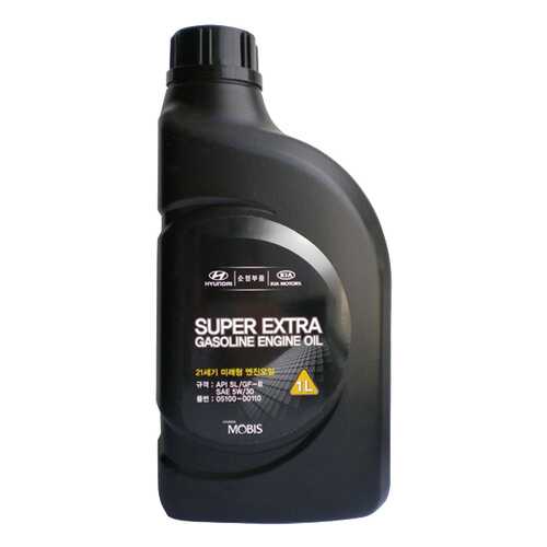 Моторное масло Hyundai Super Extra Gasoline SAE 5W-30 4л в Газпромнефть