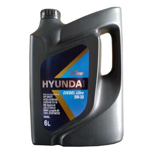 Моторное масло Hyundai XTeer Diesel Ultra 5W-30 6л в Газпромнефть