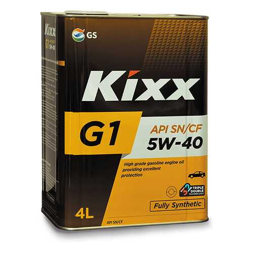 Моторное масло Kixx G1 5W-40 4л в Газпромнефть