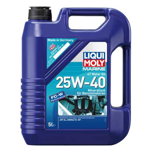 Моторное масло Liqui moly Marine 4T 25W-40 5л в Газпромнефть