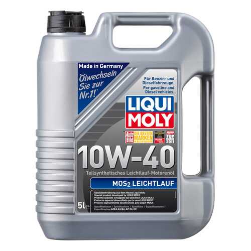 Моторное масло Liqui moly MoS2 Leichtlauf 10W-40 5л в Газпромнефть