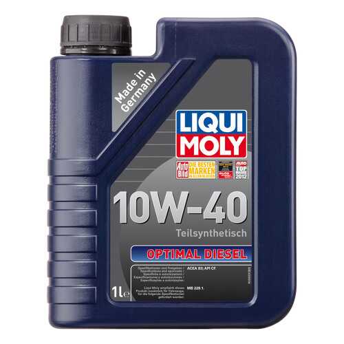 Моторное масло Liqui moly Optimal Diesel 10W-40 1л в Газпромнефть
