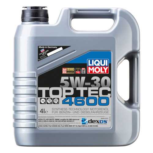 Моторное масло Liqui moly Tор TEC 4600 5w-30 4л в Газпромнефть