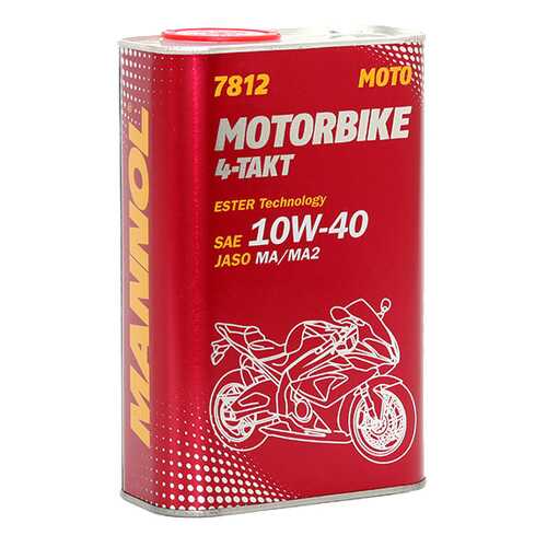 Моторное масло Mannol 4-Takt Motorbike 10W-40 1 л в Газпромнефть