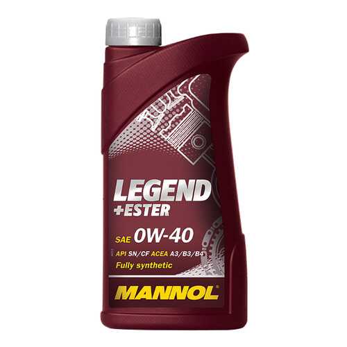 Моторное масло Mannol Legend Ester 0W-40 1л в Газпромнефть
