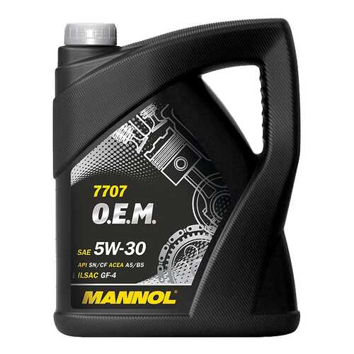 Моторное масло Mannol O.E.M. SAE 5W-30 4л в Газпромнефть