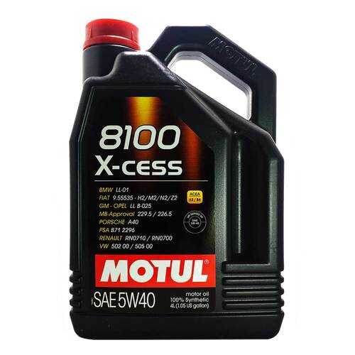 Моторное масло Motul 8100 X-cess 5w-40 4л в Газпромнефть