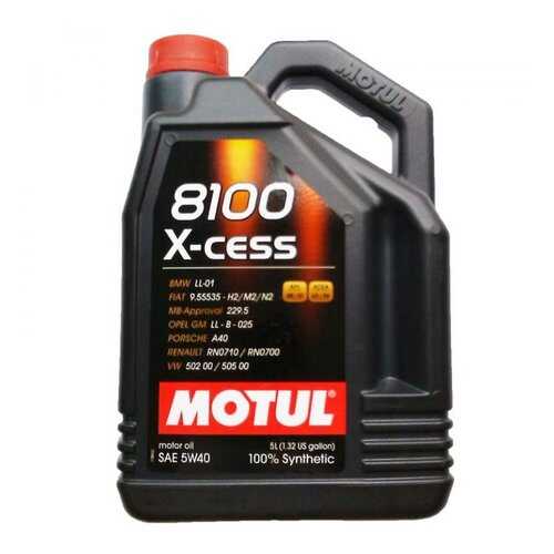 Моторное масло Motul 8100 X-cess 5w-40 5л в Газпромнефть