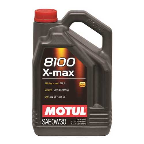 Моторное масло Motul 8100 X-max 0w-30 4л в Газпромнефть