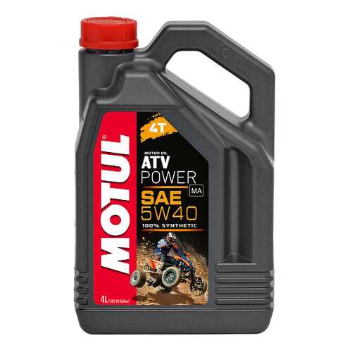Моторное масло Motul ATV Power 4T 5W-40 4л в Газпромнефть