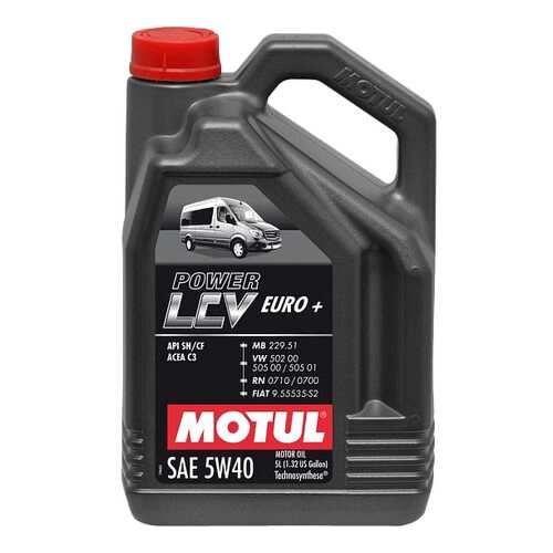 Моторное масло Motul Power LCV Euro+ 5W-40 5л в Газпромнефть