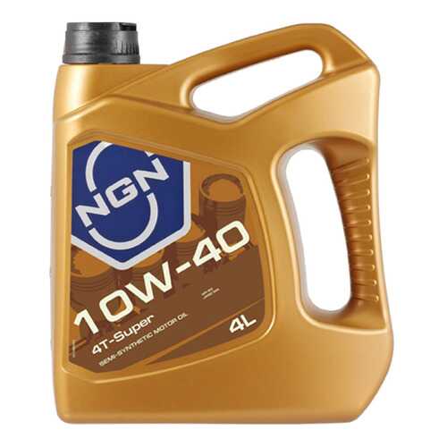 Моторное масло NGN 4T-Super 10W-40 4л в Газпромнефть