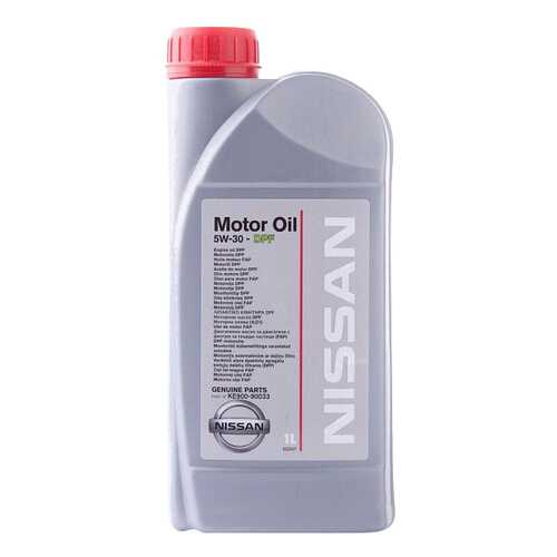 Моторное масло Nissan Fully synthetic DPF 5W-30 1л в Газпромнефть