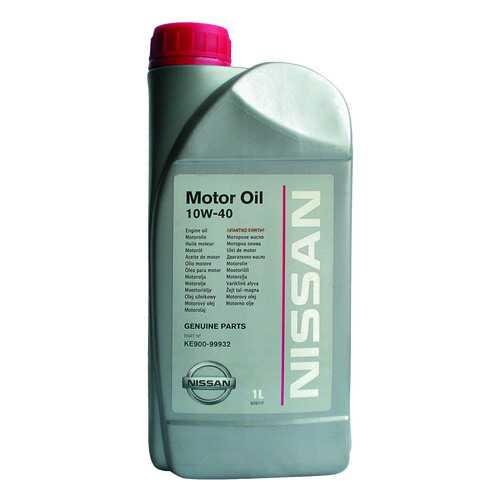 Моторное масло Nissan Motor Oil SAE 10W-40 1л в Газпромнефть