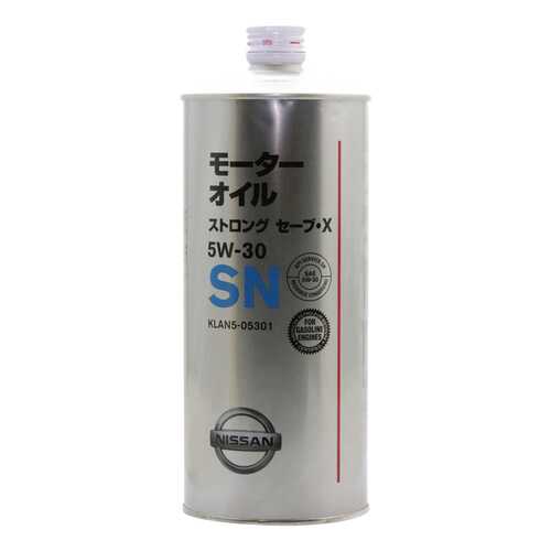 Моторное масло Nissan Strong Save X 5W-30 1л в Газпромнефть
