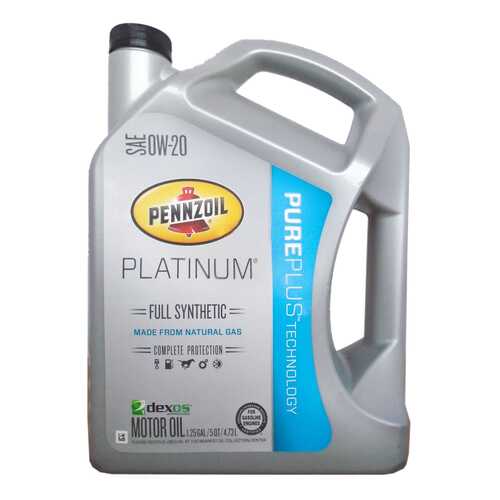 Моторное масло Pennzoil Platinum 0w-20 4,73л в Газпромнефть