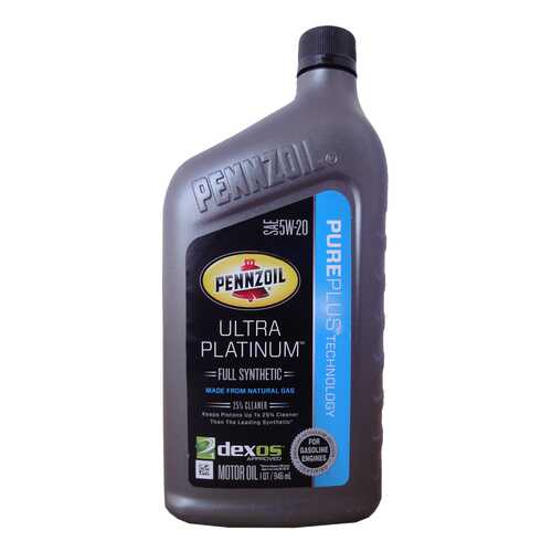 Моторное масло Pennzoil Ultra Platinum 5w-20 0,946л в Газпромнефть