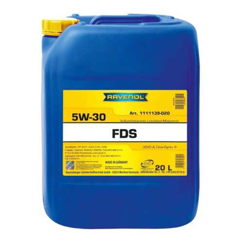 Моторное масло RAVENOL FDS SAE 5W-30 ( 20л) new в Газпромнефть