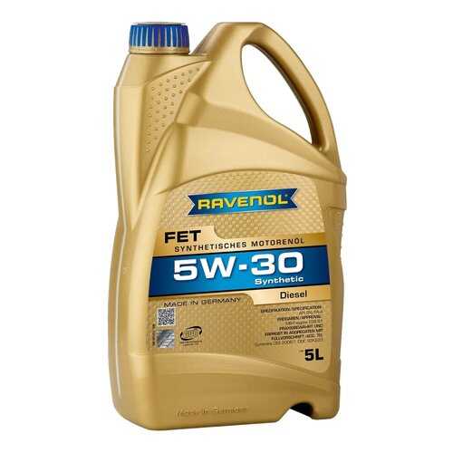 Моторное масло Ravenol FET Fuel Efficiency Truck SAE 5W-30 5л в Газпромнефть