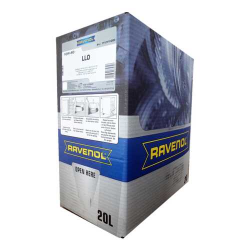 Моторное масло Ravenol LLO SAE 10W-40 20л в Газпромнефть