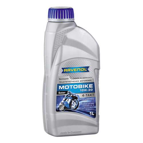 Моторное масло Ravenol Motobike 4-T Ester 10W-30 1л в Газпромнефть