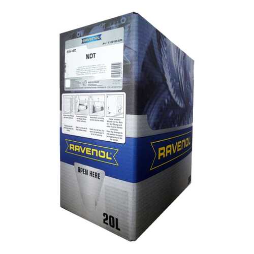 Моторное масло Ravenol NDT 5w-40 20л в Газпромнефть