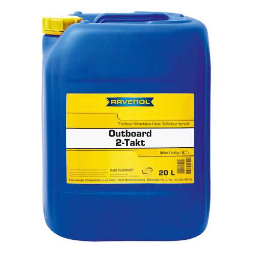 Моторное масло Ravenol Outboardoel 2T teilsynth 5W-30 20л в Газпромнефть