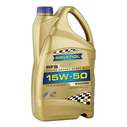 Моторное масло Ravenol Racing Formel Sport SAE 15W-50 4л в Газпромнефть