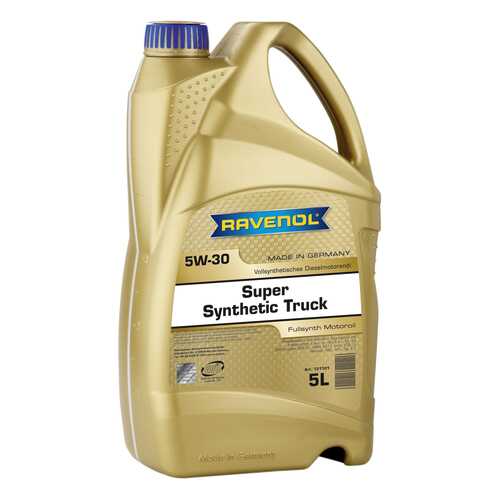 Моторное масло Ravenol Super Synthetic Truck SAE 5W30 5л в Газпромнефть