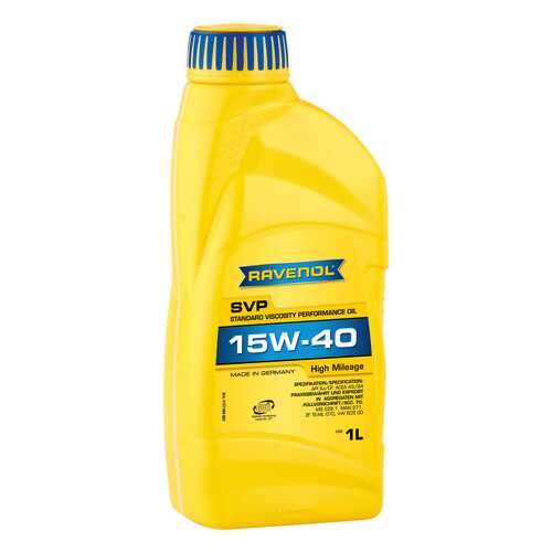 Моторное масло Ravenol SVP Stand Viscos Perform Oil SAE 15W-40 1л в Газпромнефть