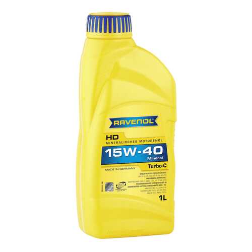 Моторное масло Ravenol Turbo-C HD-C SAE 15W-40 1л new в Газпромнефть