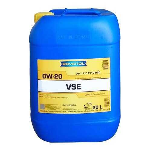 Моторное масло Ravenol VSE SAE 0W-20 20л в Газпромнефть