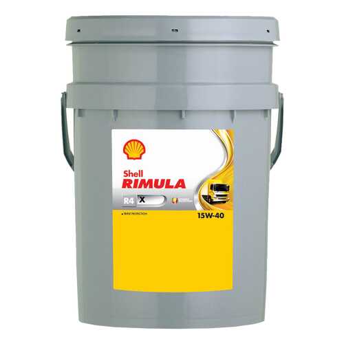 Моторное масло Shell Rimula R4 X 15w-40 20л в Газпромнефть
