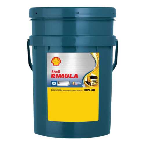 Моторное масло Shell Rimula R5 E 10W-40 20л в Газпромнефть
