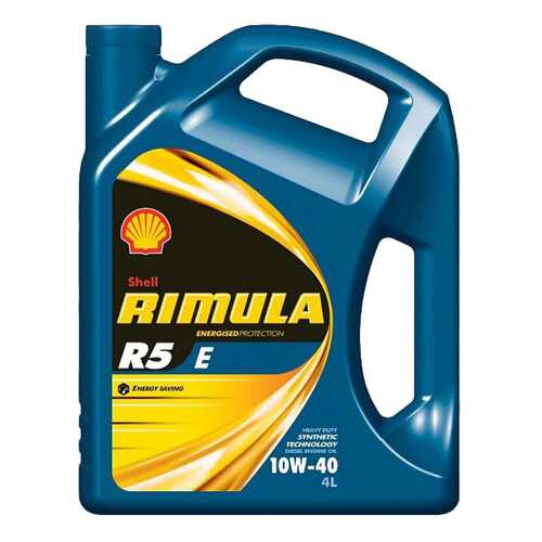Моторное масло Shell Rimula R5 E 10W-40 4л в Газпромнефть