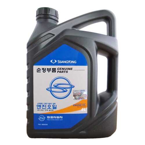 Моторное масло SsangYong All Seasons Diesel/Gasoline Engine Oil MB229,1 SAE 10W-40 4л в Газпромнефть