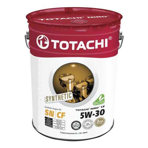 Моторное масло Totachi Niro LV Synthetic SN 5W-30 19л в Газпромнефть