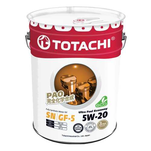 Моторное масло Totachi Ultra Fuel Fully Synthetic SN 5W-20 60л в Газпромнефть