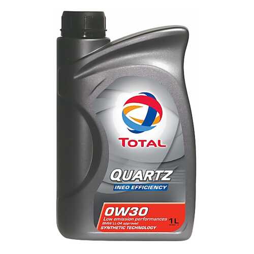 Моторное масло Total Quartz Ineo efficiency 0W-30 1л в Газпромнефть