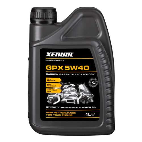 Моторное масло Xenum GPX 5W-40 1л в Газпромнефть