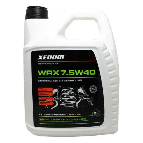 Моторное масло Xenum WRX 7.5W-40 5л в Газпромнефть
