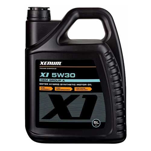 Моторное масло Xenum X1 5W-30 5л в Газпромнефть