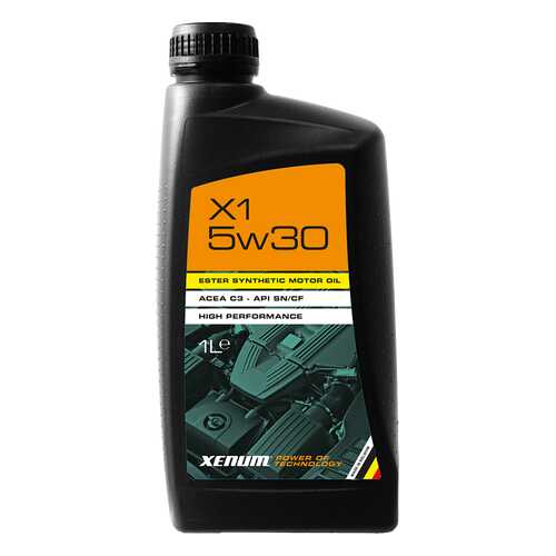 Моторное масло Xenum X1 ACEA C3 5W-30 1л в Газпромнефть