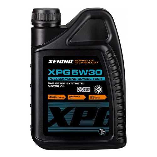 Моторное масло Xenum XPG 5W-30 1л в Газпромнефть