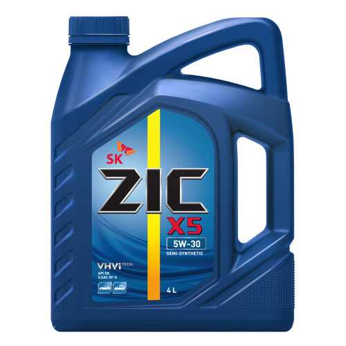 Моторное масло Zic X5 5W-30 4л в Газпромнефть