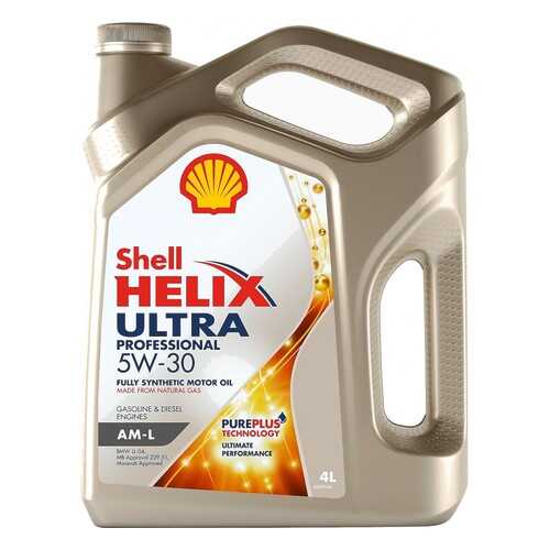 Shell Масло Моторное 5w30 Shell 4л Синтетика Helix Ultra Pro Af A5/B5 Ford в Газпромнефть