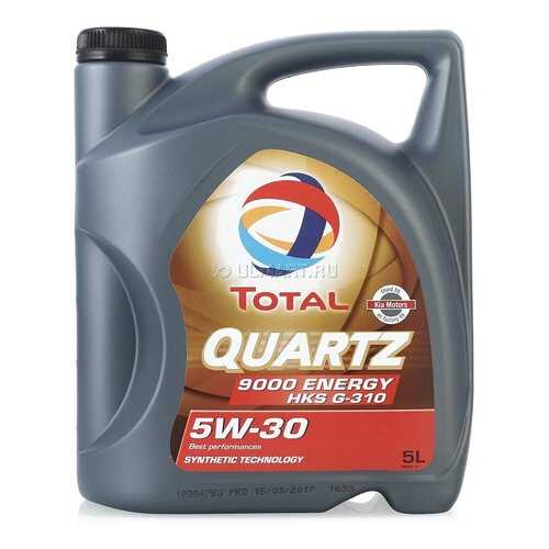 TOTAL 213800 моторное масло quartz 9000 energy hks 5w30 5l замена номеру 175393 в Газпромнефть