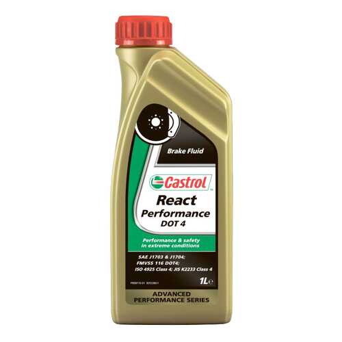 Тормозная жидкость Castrol React Performance DOT 4 1л 157F8B в Газпромнефть