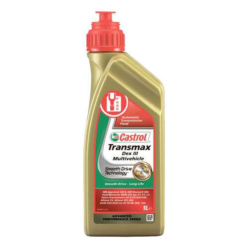 Трансмиссионное масло Castrol Transmax Dex III Multivehicle 1л 157AB3 в Газпромнефть