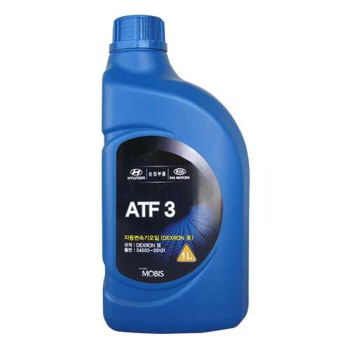 Трансмиссионное масло Hyundai-KIA ATF 3 DEXRON III 75w 1л 450000121 в Газпромнефть